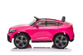 TPFLiving Elektro-Kinderauto Mercedes GLC pink - Kinderauto - Elektroauto - Ledersitz und Sicherheitsgurt
